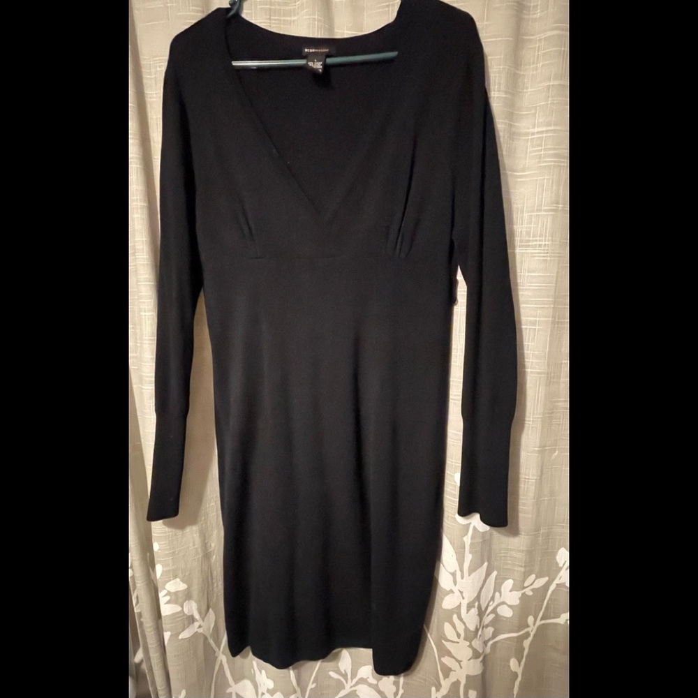 BGBG Black Seater Dress In Size Large